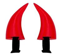 Headset Horns Decor - 3D Printed Audio Accessory Cute Ornament 6.6x3.4cm, Lightweight Earphone Addon | Unique Headphone Styling Piece, Fashion Listening Accent For Streaming Travel Study