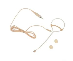 Headset Microfono Chiese Conferenze Mani Libere Headset Microfono | Design ultraleggero, colore beige naturale, cavo 1.2m, connettore 3.5mm, uso prolungato fatica