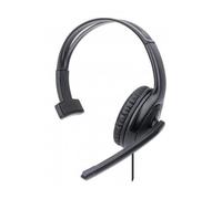 Headset Mono Usb-A Over-Ear- Polybag Adjustable Microphone NUOVO