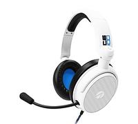STEALTH C6-100 Bianco/Blu Cuffie da gaming Sovrauricolari PS4/PS5, XBOX, Switch, PC con microfono flessibile, jack da 3,5 mm, cavo da 1,5 m, Leggere, confortevoli e resistenti