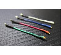 Headshell Cavo Alta Qualità Set Leads Ofc Cooper 24k Placcato Oro Terminali New