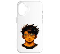 Headstrong The Face of Fire Freedom and Fury, idea regalo Custodia per iPhone 16