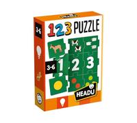 Headu 123 Puzzle New Numeri E Quantità In Sequenza Mu54907 Gioco Educativo Per Bambini 3-6 Anni Made In Italy