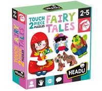 Headu - 2 pieces Touch Puzzle Fairy Tales - Gioco Educativo per Bambini dai 2 ai 5 Anni