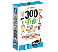 HEADU - 300 Sfide 6-8 Anni - Il Gioco A Quiz Multidisciplinare Per Sapere Di Più! | Giochi Educativi 6 7 8 Anni, Gioco Da Tavolo Bambini, Giochi Didattici Intelligenti, Regalo Bambino, Regalo Bambina