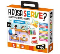 Headu - A Cosa Serve - Alla Scoperta degli Oggetti, Gioco Educativo Bambini 2-5 anni, Made in Italy