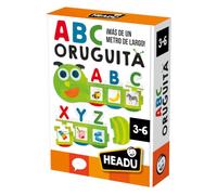 Headu - ABC Oruguita Gioco educativo Montessori | Giochi da tavolo 3 anni per imparare a leggere | Giochi educativi per bambini 3 anni | Gioco di lettere | Regalo bambino 3 anni