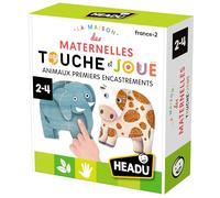 Headu- Animali Gioco educativo per Bambini, Multicolore, FR59339