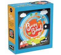 HEADU - Busy Book Prime Scoperte - Numeri, Forme, Colori e Prime Parole | Libro Sensoriale in Feltro Bambini 3 4 5 6 Anni, Busy Board, Attività Educative per Tatto e Manualità, Idea Regalo Bimbo Bimba