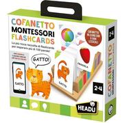 Headu Cofanetto Montessori Flashcards 120 flashcards parlanti