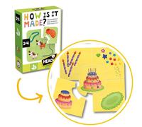 Headu - Come è fatto, giocattoli educativi, puzzle per bambini, decostruire e scoprire, gioco educativo, giochi di apprendimento, puzzle per bambini, ideale per 2-4 anni