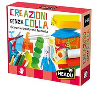 Creazioni senza colla. scopri e trasforma la carta! handmade creations. 4-8 anni