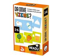 Headu Da Dove Viene L'Origine Delle Cose Spiegata Ai Più Piccoli It55041 Gioco Educativo Per Bambini 3-6 Anni Made In Italy