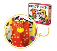 Headu - Divertenti burattini, set di artigianato per bambini, kit per artigianato, kit di lavoretti per bambini, arti e mestieri per bambini. Costruisci, ritaglia e gioca, età 5-10 anni