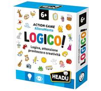 HEADU - È Logico! - Un Gioco di Logica, Prontezza e Creatività. Giochi Educativi 5 6 7 8 Anni, Giochi didattici per Bambini, Giochi da Tavolo Intelligenti, Regalo Bambino 6 Anni, Regalo Bambina 7 Anni