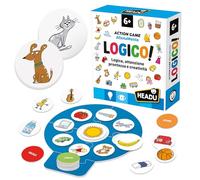 HEADU - È Logico! - Un Gioco di Logica, Prontezza e Creatività. Giochi Educativi 5 6 7 8 Anni, Giochi didattici per Bambini, Giochi da Tavolo Intelligenti, Regalo Bambino 6 Anni, Regalo Bambina 7 Anni
