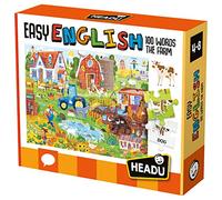 Headu- Easy English 100 Words Farm Italy Gioco Educativo, Multicolore, IT20997