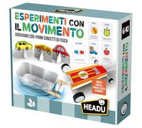 HEADU - Esperimenti con il Movimento NEW - Giochiamo con i primi concetti di fisica | Gioco Educativo 6 7 8 9 10 anni, Kit Esperimenti Scientifici per Bambini, Regalo bambino, Made in Italy, STEM