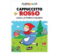 HEADU - Fiaba Color Cappuccetto Rosso - Leggi la Fiaba e Colora | Albo da Colorare per Bambini, Libro Educativo 3-6 Anni, 32 Pagine da Colorare con la Fiaba di Cappuccetto Rosso per Imparare a Leggere