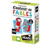 Headu - Flashcard Storyteller Di Favole - Ascolto, Racconto E Io Invento! | Gioco Educativo 2 3 4 5 Anni, Imparare A Parlare, Regalo Bambini, Regalo Ragazza, Regalo Ragazzo, Made in Italy