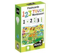Headu Flashcards 123 Touch Montessori Tocca E Impara Mu54891 Gioco Educativo Per Bambini 2-4 Anni Made In Italy
