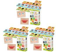 Headu Flashcards Montessori Emozioni E Azioni Per Sviluppare Autonomia E Personalità It23103 Gioco Educativo Per Bambini 1-4 Anni Made In Italy (Confezione da 3)