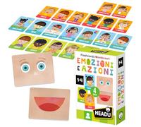 Flashcards Montessori Emozioni e Azioni Headu