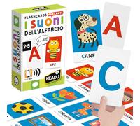 Headu - Flashcards Parlanti i Suoni dell'Alfabeto, Con il Metodo Fonetico Interattivo, Un Gioco Educativo per Bambini dai 2 ai 4 anni, Made in Italy