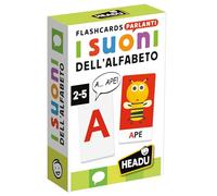Headu - Flashcards Parlanti i Suoni dell'Alfabeto, Con il Metodo Fonetico Interattivo, Un Gioco Educativo per Bambini dai 2 ai 4 anni, Made in Italy