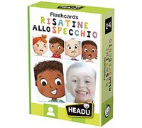 Headu Flashcards Risatine Allo Specchio Montessori Giochiamo Con Le Espressioni E Le Emozioni It54884 Gioco Educativo Per Bambini 2-4 Anni Made In Italy