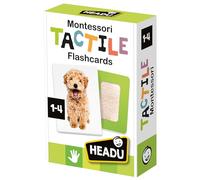 Headu - Flashcards Tactile Montessori - Gioco Educativo per Bambini da 1 a 4 Anni, Flashcards Educative per Bambini Piccoli, Gioco ispirato al Metodo Montessori, Idea Regali Bambini, Made In italy