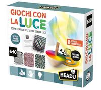 Headu Giochi con la Luce Scopri le magie dell'ottica e della luce IT57120 Gioco Educativo Per Bambini 6-10 Anni Made In Italy