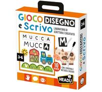 HEADU - Gioco, Disegno e Scrivo - Laboratorio di Prescrittura e Creatività - Un Gioco Educativo per Bambini dai 3 ai 6 anni - Made in Italy | IT61305