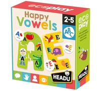 HEADU Happy Vowels | Giocattoli educativi, imparare l'alfabeto, gioco linguistico, età 2-5 anni