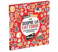 Headu HDUIT62579 Maxi Scuola Stickers Scopri La Fattoria