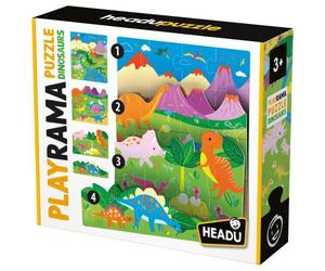 Headu HDUMU55300 Playrama Puzzle - The Dinosaurs