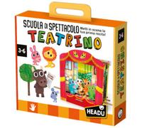Headu Scuola Di Spettacolo Con Il Teatrino Metti In Scena La Tua Prima Recita It23653 Gioco Educativo Per Bambini 3-6 Anni Made In Italy