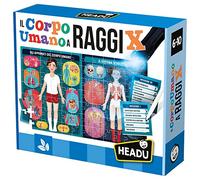 Headu Il Corpo Umano A Raggi X Scheletro Apparati Funzioni E Organi Vitali It21543 Gioco Educativo Per Bambini 6-10 Anni Made In Italy