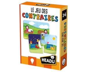Headu - Il Gioco degli opposti - Un Gioco di Logica per Imparare A Confrontare | Gioco Educativo 3 4 5 6 Anni, Giochi in Scatola per Bambini, Regalo Bambini, Regalo Ragazza, Regalo Ragazzo, Made in