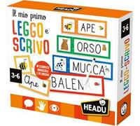 HEADU - Il Mio Primo Leggo e Scrivo, Imparo a Leggere e Scrivere a tre anni, Un Gioco Educativo per Bambini dai 3 ai 6 anni, Made in Italy