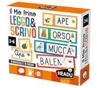 HEADU - Il Mio Primo Leggo e Scrivo, Imparo a Leggere e Scrivere a tre anni, Un Gioco Educativo per Bambini dai 3 ai 6 anni, Made in Italy