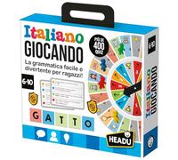 HEADU - Italiano Giocando - La Grammatica Facile E Divertente Per Ragazzi! | Giochi Educativi 6 7 8 9 10 Anni, Giochi Didattici Bambini, Quiz Divertenti e Intelligenti, Regalo Bambino Scuola Primaria