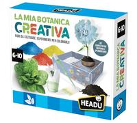 HEADU - La Mia Botanica Creativa - Fiori da Coltivare, Esperimenti per Colorarli | Gioco Educativo Per Bambini 6 7 8 9 10 Anni, Kit Esperimenti di scienze per Bamini, Gioco STEM, Made in Italy