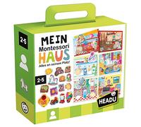 Headu-La mia casa Gioco educativo Montessori, Colore Verde, DE23196