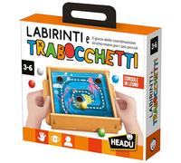Headu Labirinti E Trabocchetti Il Gioco Della Coordinazione Occhio-Mano It53566 Gioco Educativo Per Bambini 3-6 Anni Made In Italy