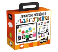 Headu - Laboratoria Magnetica Lo Leggo E Scrivo - Leggere E Scrivere con Lettere E Argomenti Pretagliati | Gioco Educativo 3 4 5 6 Anni, Gioco per Imparare A Leggere e Scrivere, Regalo Bambini