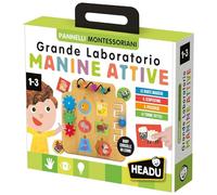 HEADU - Laboratorio Manine Attive Montessori - Con 24 Forme Tattili Degli Animali | Giochi Educativi 1 2 3 Anni, Gioco Montessori, Giochi Tattili Bambini, Regalo Bambino Piccolo, Regalo bambina 2 anni