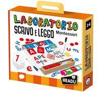 Headu Laboratorio Scrivo & Leggo Montessori Il Kit Più Completo Per Imparare A Leggere E Scrivere It29426 Gioco Educativo Per Bambini 3-6 Anni Made In Italy