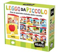 Headu Leggo Da Piccolo Con L’Originale Metodo Delle Casette It54976 Gioco Educativo Per Bambini 2-5 Anni Made In Italy