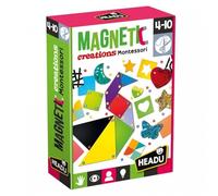 Headu- Magnetic Creations Montessori Gioco Didattico, Multicolore, dai 4 ai 10 anni, 8.05959E+12